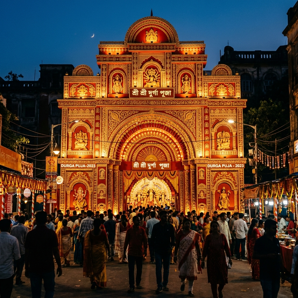Durgotsab Pandal Inauguration